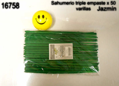 Imagen de SAHUMERIO TRIPLE EMPASTE JAZMIN X50 9.24